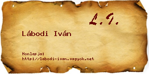 Lábodi Iván névjegykártya